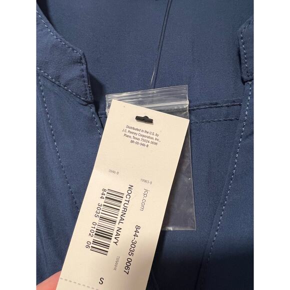 NEW a.n.a A New Approach Lightweight Rayon Romper Blue Size Small JL - Picture 7 of 9